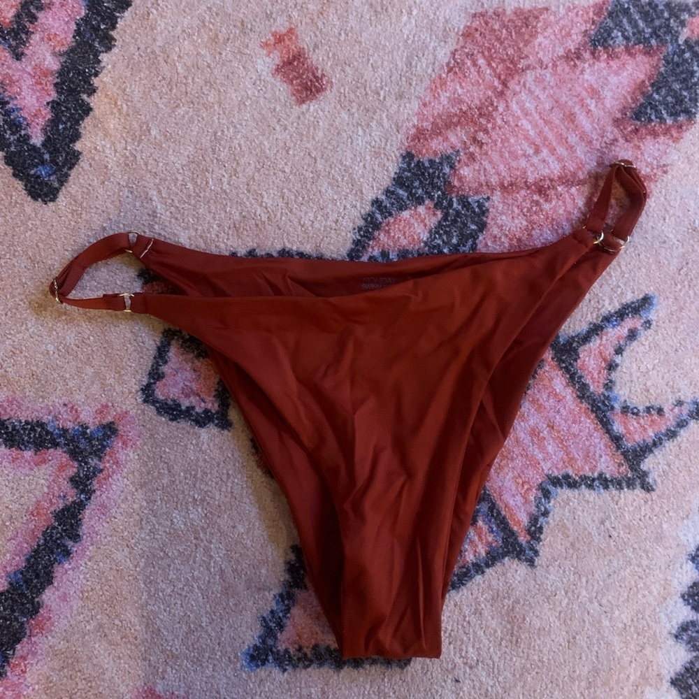 Monday Swimwear Rust Bikini Bottom